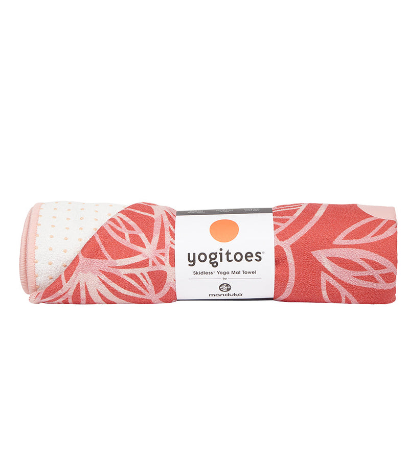 Yogitoes® yoga towel - Lily Pad Coral