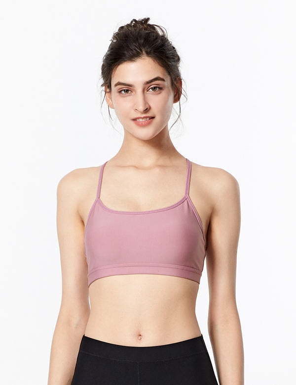 easyoga LA-VEDA Freedom Bra6 - P14 Dusty Rose Purple