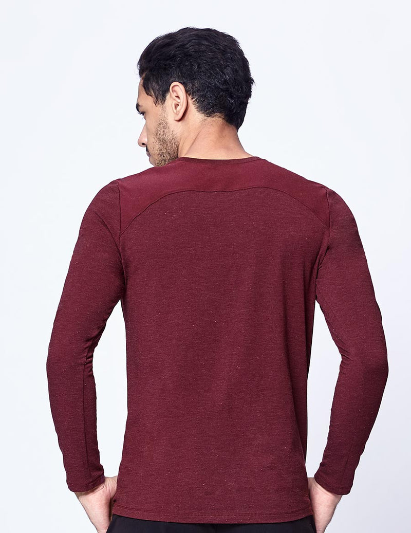 easyoga LA-VEDA Multipro Men's Reactive  Long Sleeve - M27 M-Purple Red