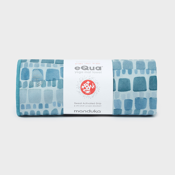 Manduka eQua® Mat Towel - Patina Squares