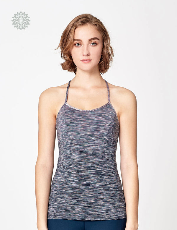 easyoga LA-VEDA Freedom Tank12 - D60 Layer Pinky/Gray Stripe