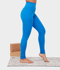 Manduka Apparel - Women's Renew Legging - Be Bold Blue