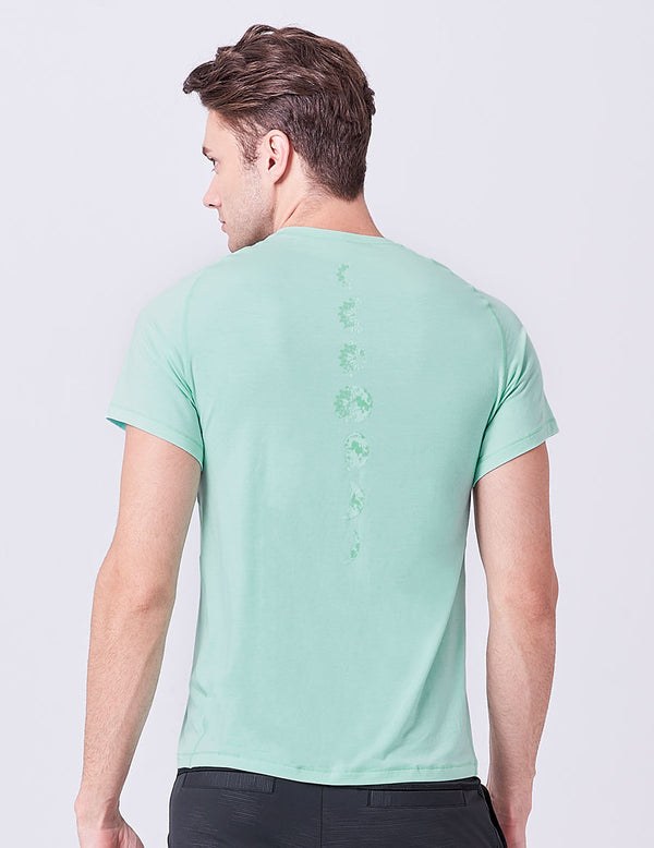 easyoga LA-VEDA Multipro Men's Lunisolar Tee - M1 M-Green