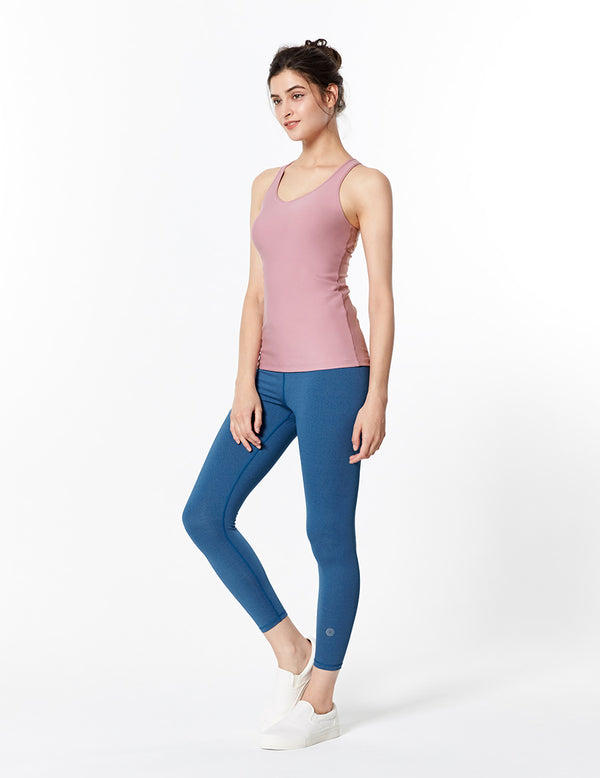 easyoga LA-VEDA Twiggy Core Cropped Tight - M5 M-Blue