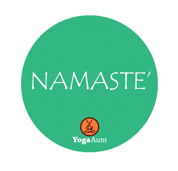 YogaAum Aum Pin (NAMASTE') - Green