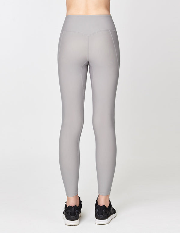 easyoga LESPIRO Twin Stream Tights - X07 Gray/Peach Powder