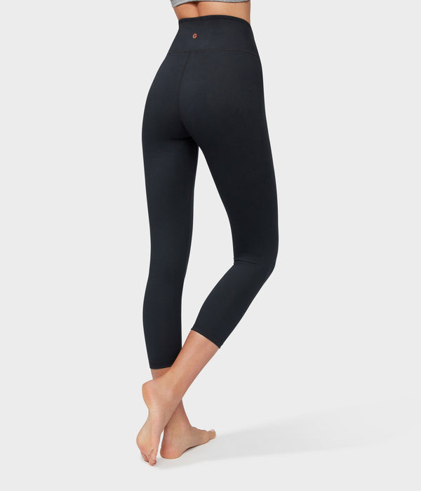 Manduka Apparel - Women's Essential Cropped Legging - Black-2