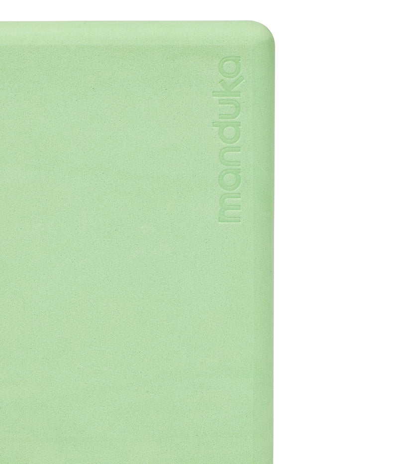 Manduka Recycled Foam Yoga Block (Limited Edition) - Green Ash