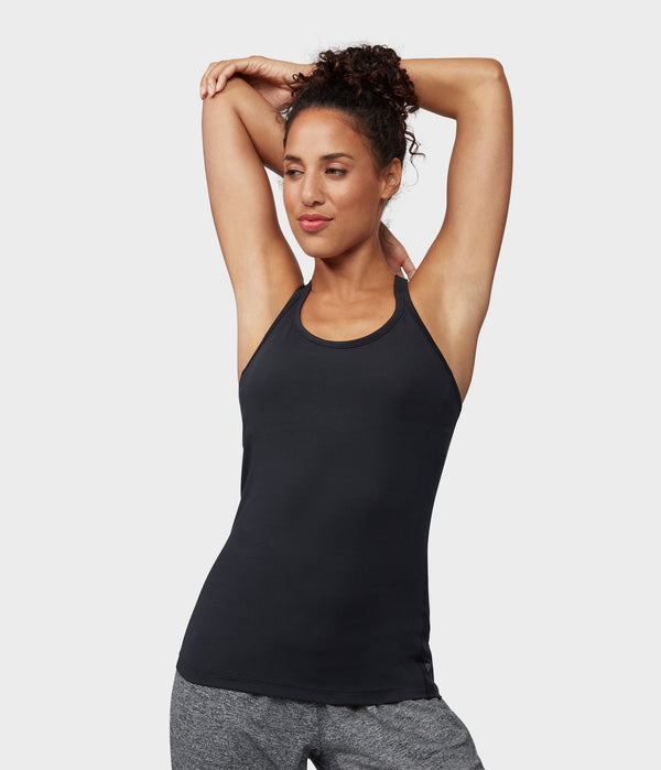 Manduka Apparel - Women's Anywhere Racerback Cami - Black