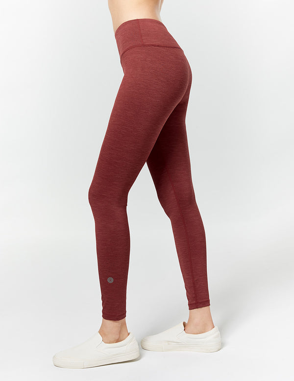 easyoga LA-VEDA Twiggy Core Tights3 - M42 M-Brick red