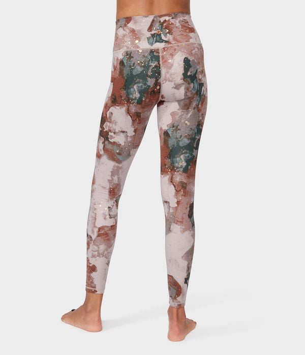 Manduka Apparel - Women's High Rise Flow Legging - Luminance Foil