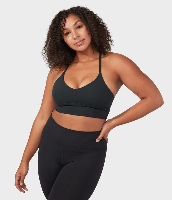 Manduka Apparel - Women's Performance Bra - Darted - Black