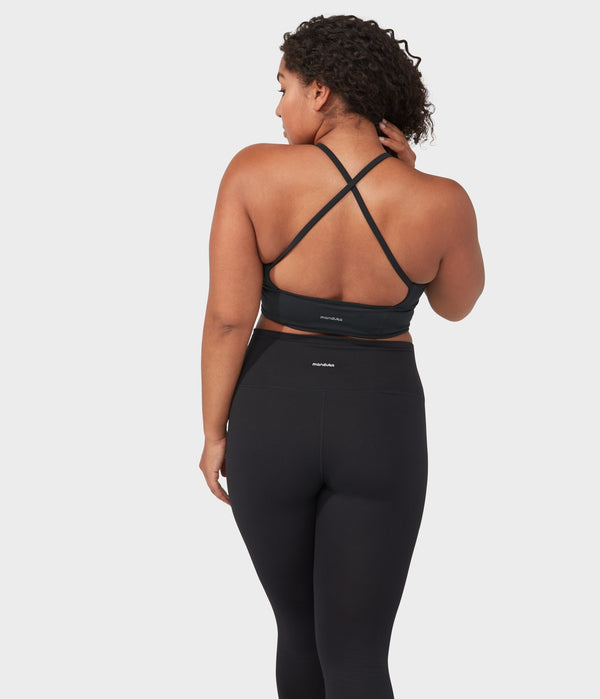 Manduka Apparel - Women's Performance Bra - Darted - Black