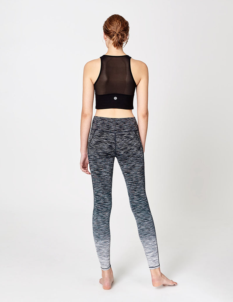 easyoga LA-VEDA Noble Cropped Tank - L1 Black