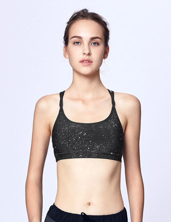 easyoga LA-VEDA Glittery Bra - F75 Galaxy Night