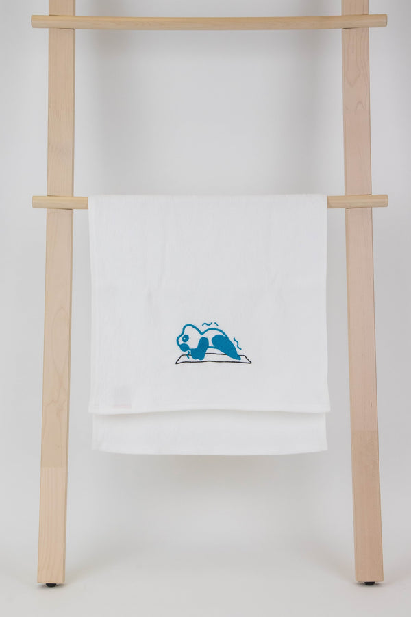 YogaAum AumTowel-(Panda) Purawattanasana - Ocean