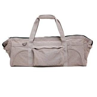 easyoga Premium Carry-all Canvas Yoga Bag- Dots - C9 Light Brown