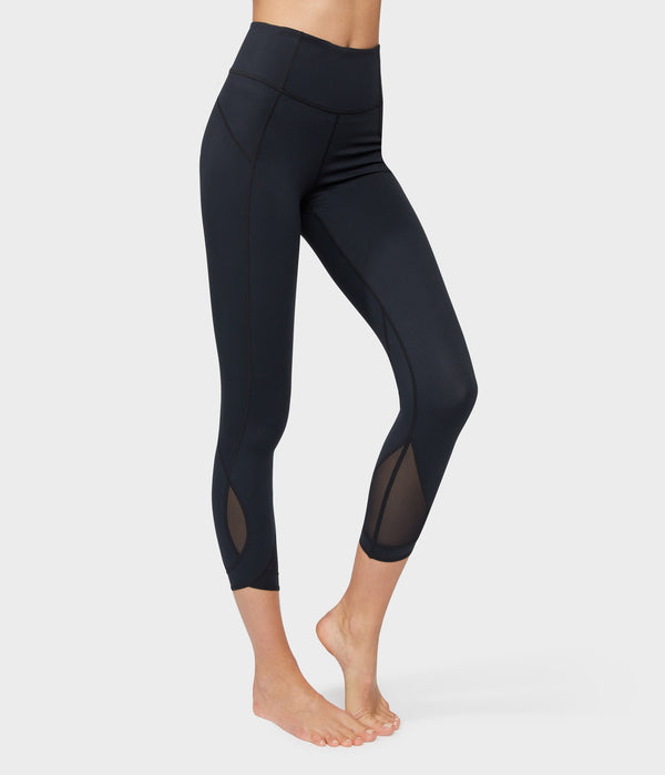 Manduka Apparel - Women's Solite Mesh Ankle Legging - Black-2