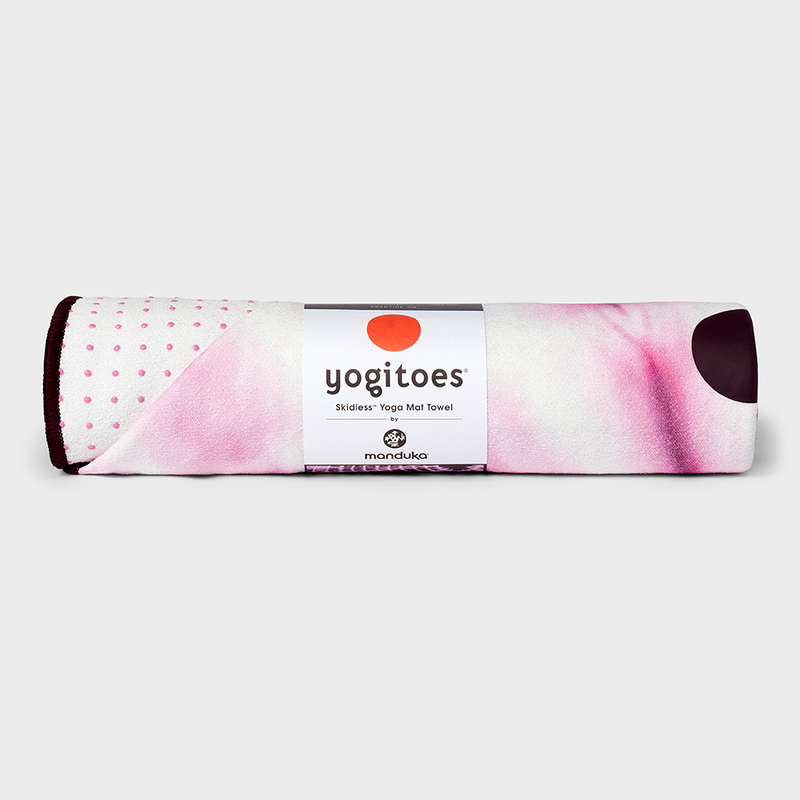 Yogitoes® yoga towel - Tie Dye Fuchsia
