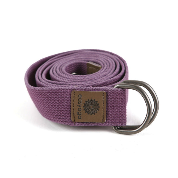 easyoga Premium Lengthen Yoga Strap 007 - P1 Purple