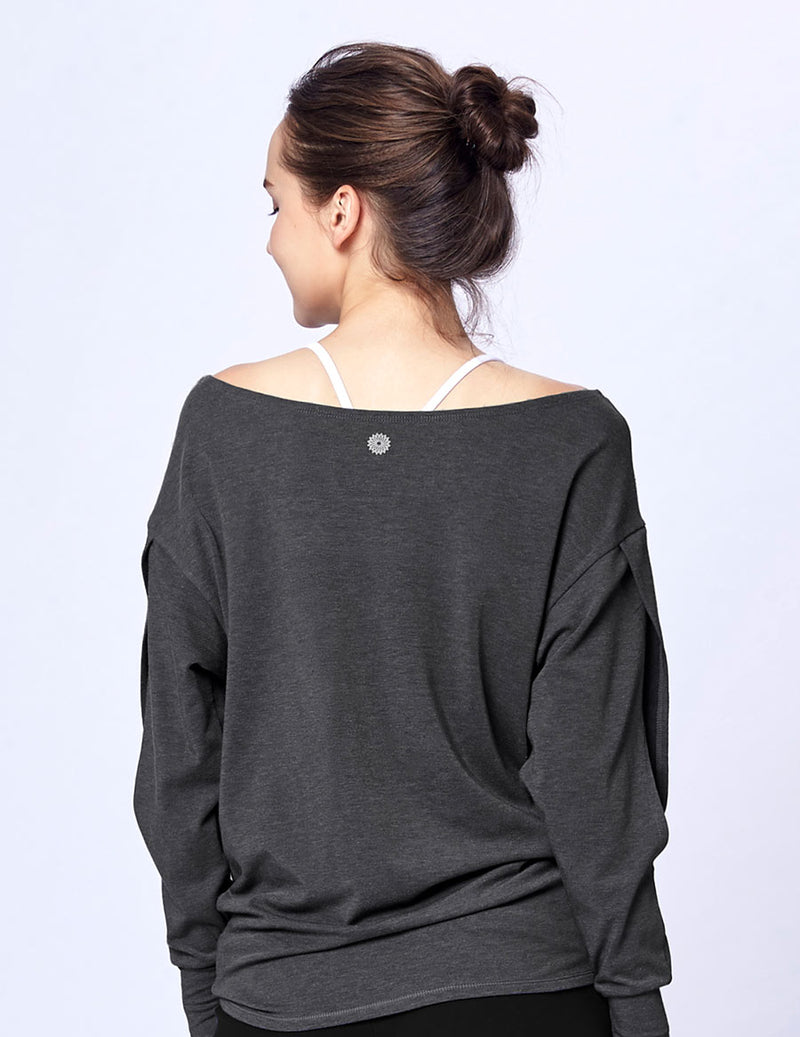 easyoga LA-VEDA Multipro Made Me Long  Sleeve - M29 M-Mid Gray