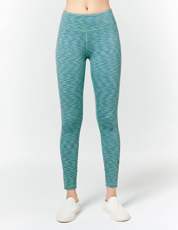 easyoga LA-VEDA Twiggy Core Tights3 - D57 Dark/Light Green Stripe