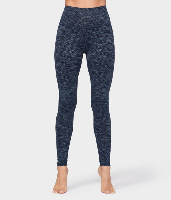 Manduka Apparel - Women's Essential High Line - Indigo Jacquard