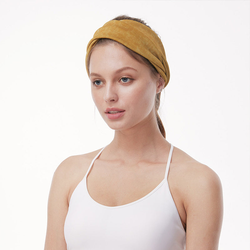 easyoga BERTII Classic Headband1 - Y09 Mine Yellow