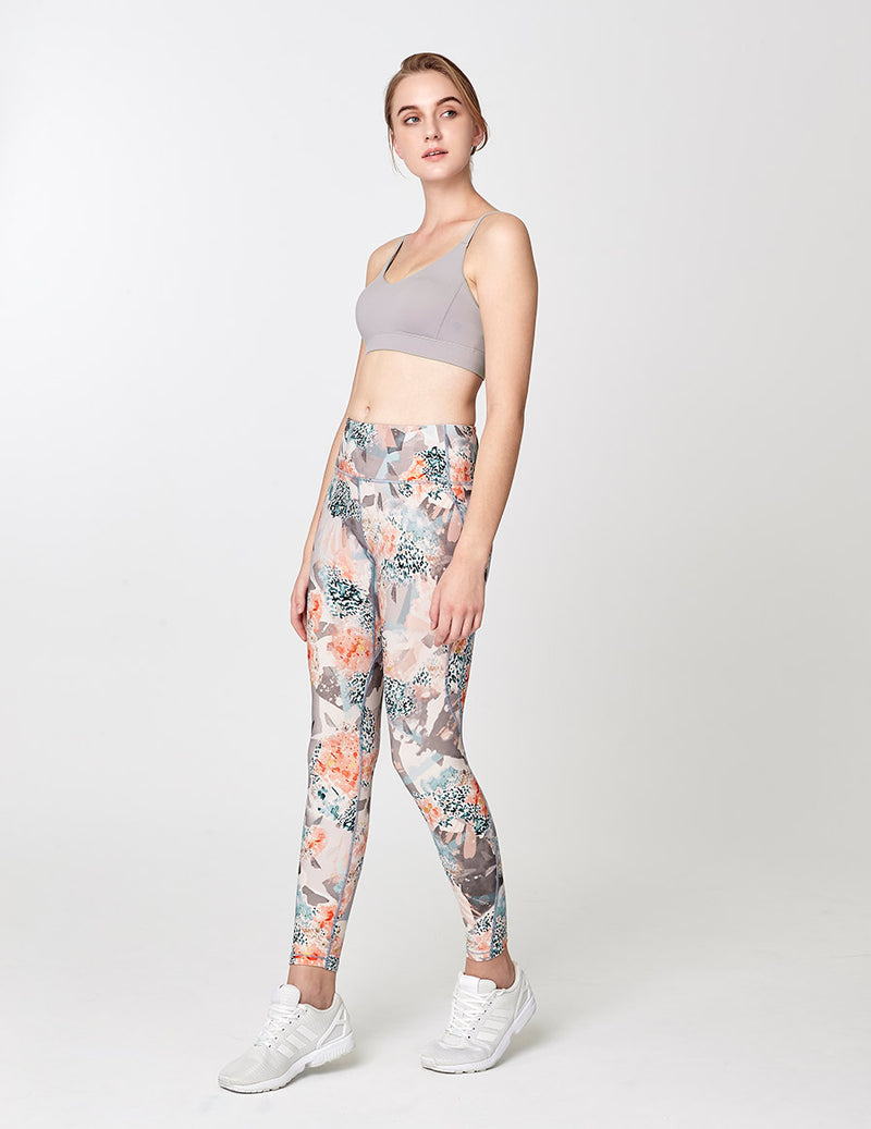 easyoga LESPIRO Twin Stream Tights - F88 Fallen Petals