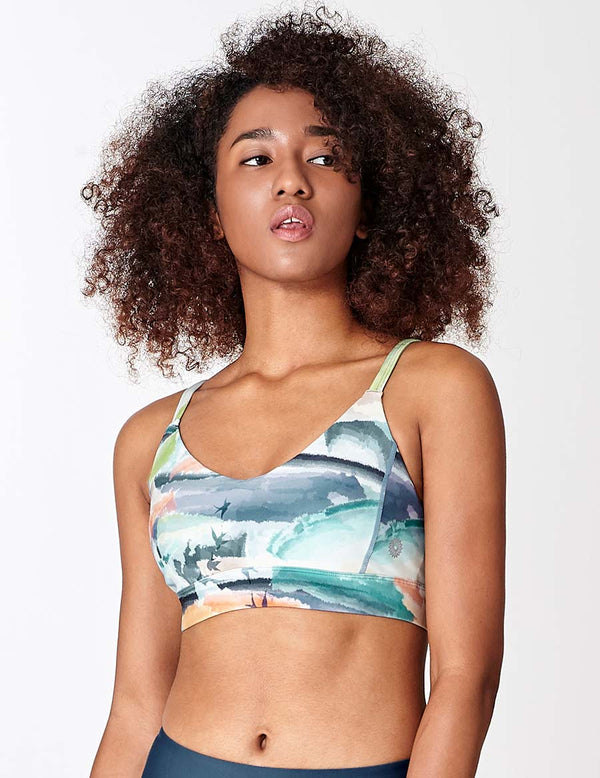 easyoga LESPIRO Neo Bra - F90 Bright Ink Clouds