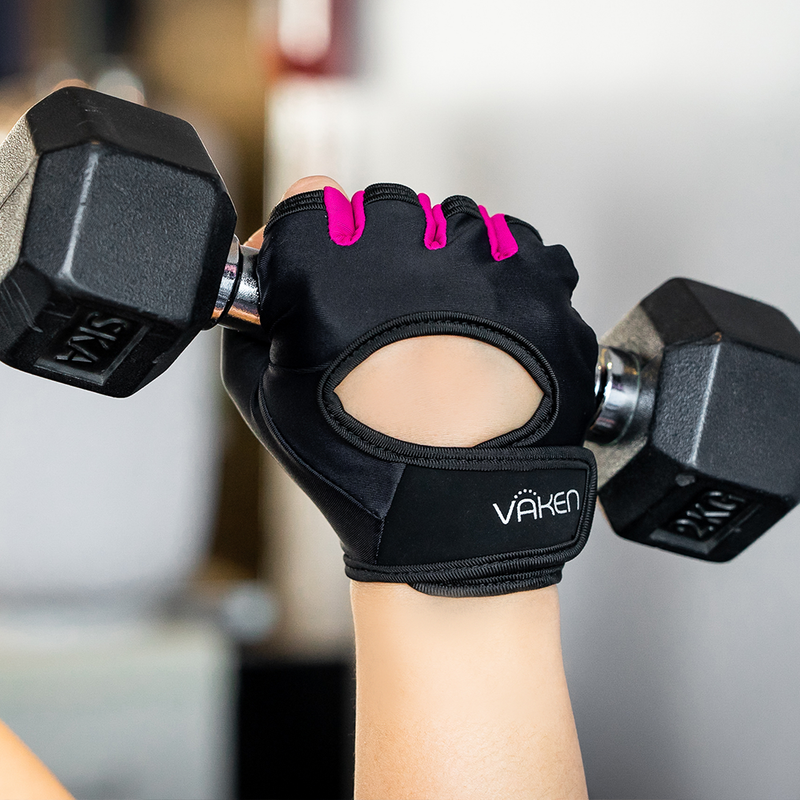 Vaken Training Glove Women - Black/Pink