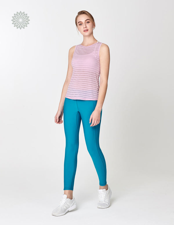 easyoga LESPIRO Colori Sculpt Tights - X06 Sweet Blue/Mint Green