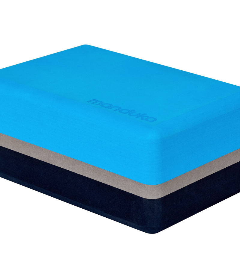 Manduka Recycled Foam Yoga Block (Limited Edition) - Dresden Blue