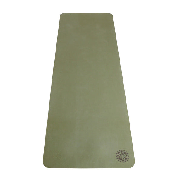 easyoga Premium Natural Rubber Yoga Mat - G02 Green/Brown