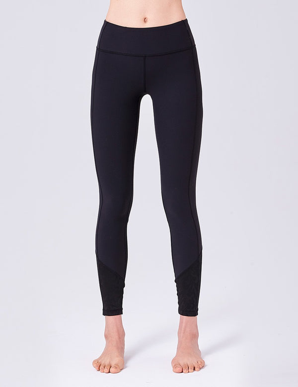 easyoga LA-VEDA Ethereal Stereomesh Core Tights - L1 Black