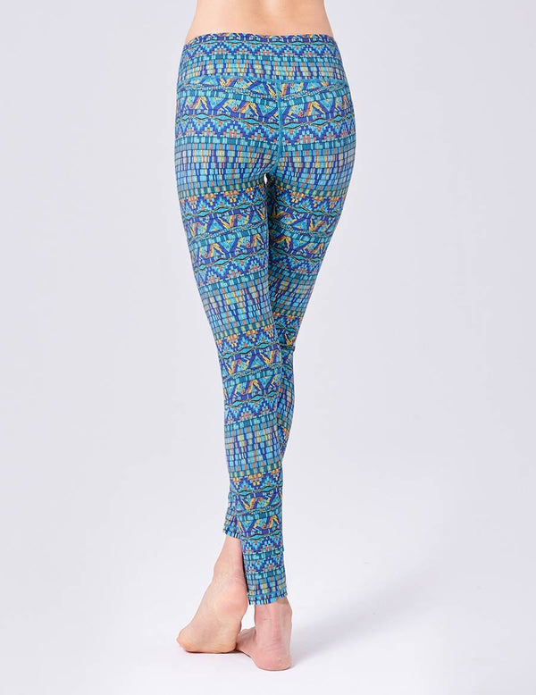 easyoga LA-VEDA Twiggy Core Pants - F69 Aboriginal Totem