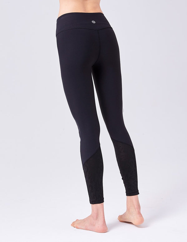 easyoga LA-VEDA Ethereal Stereomesh Core Tights - L1 Black