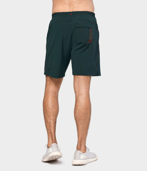 Manduka Apparel - Men's Dyad Short 2.0-01 - Forest Green