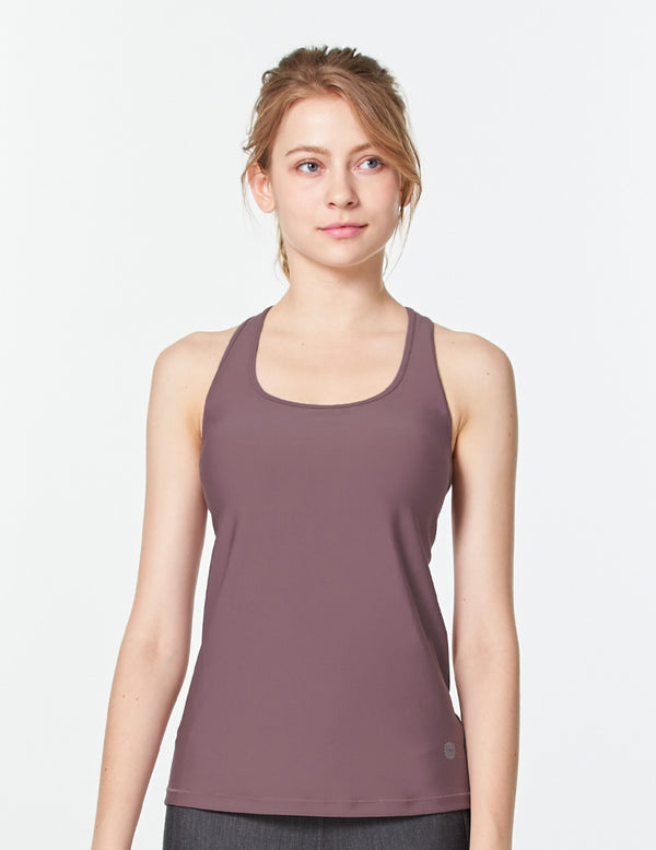 easyoga LA-VEDA Neat Athletic Tank8 - P16 Misty Purple