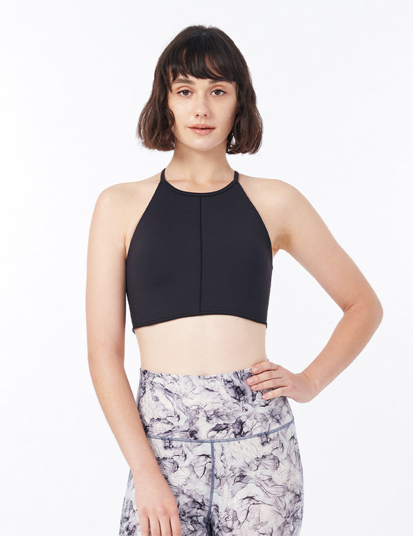 easyoga LESPIRO Shape Up Cropped Tank - L1 Black