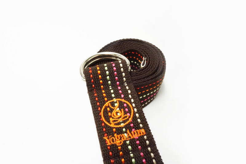 YogaAum AumStrap - Rainbow/Black Brown