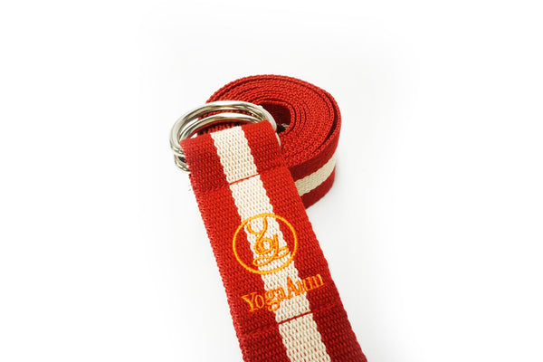 YogaAum AumStrap - Red /beige