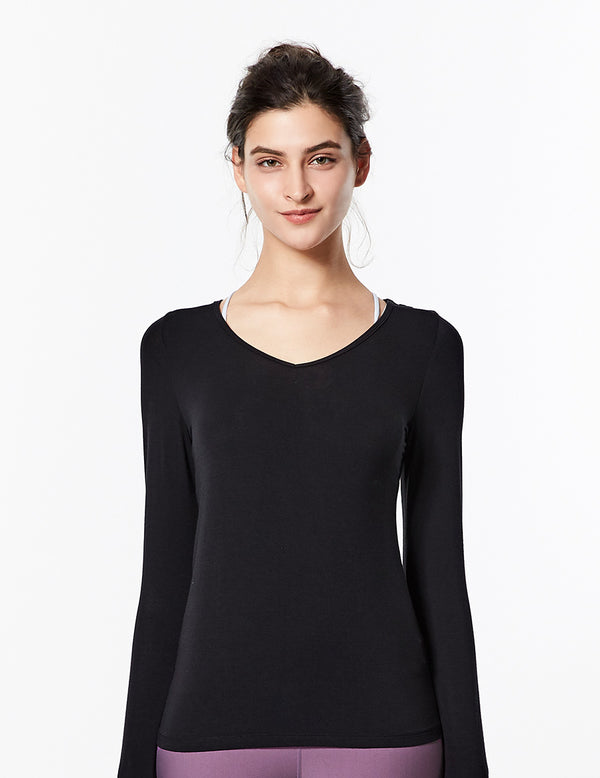 easyoga LA-VEDA Spiry Long Sleeve3 - L1 Black