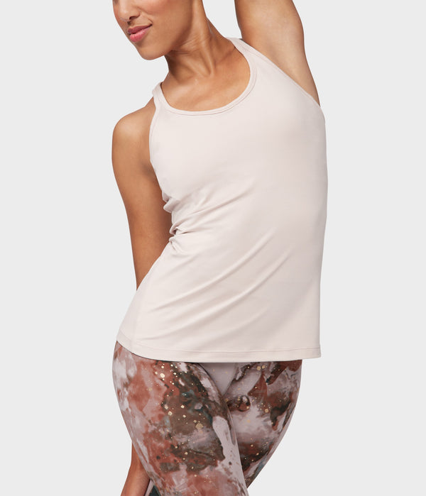 Manduka Apparel - Women's Anywhere Racerback Cami - Bark