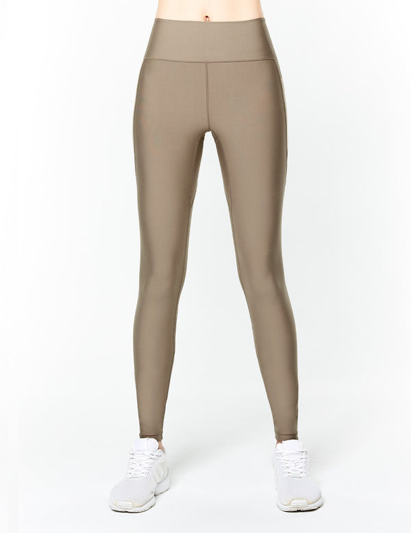 easyoga LESPIRO Streamer Retro Tights - C09 Cement Brown