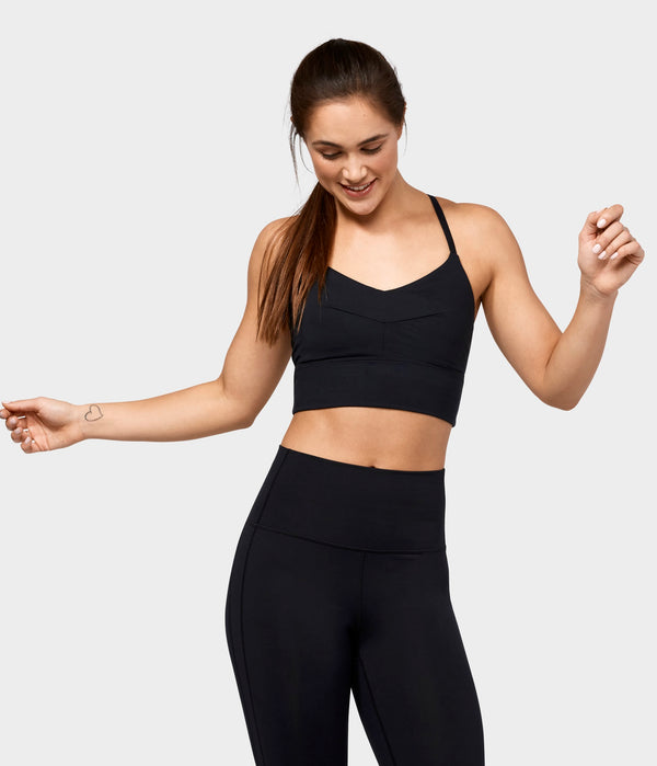 Manduka Apparel - Women's Darted Bra - Black