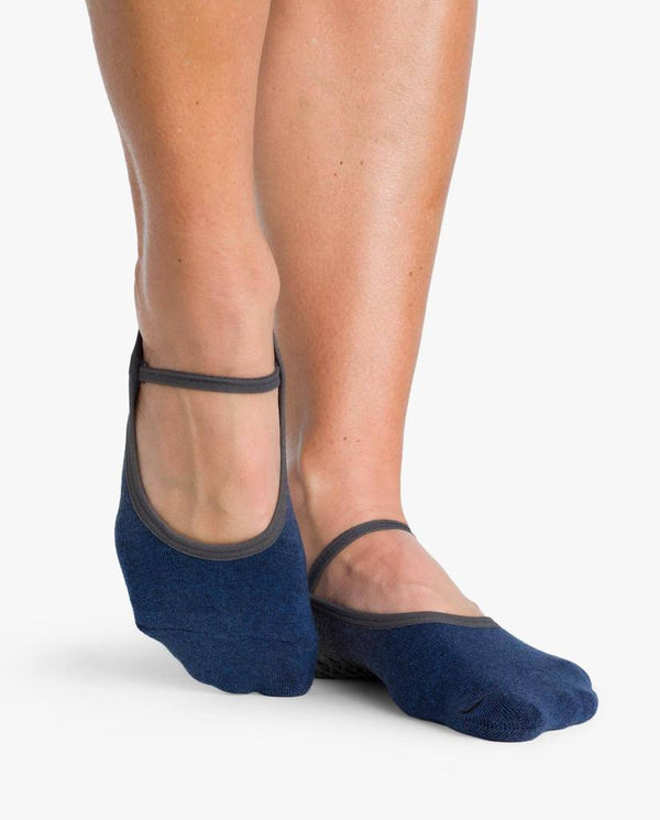 Pointe Studio Piper Dance Sock - Charcoal Indigo