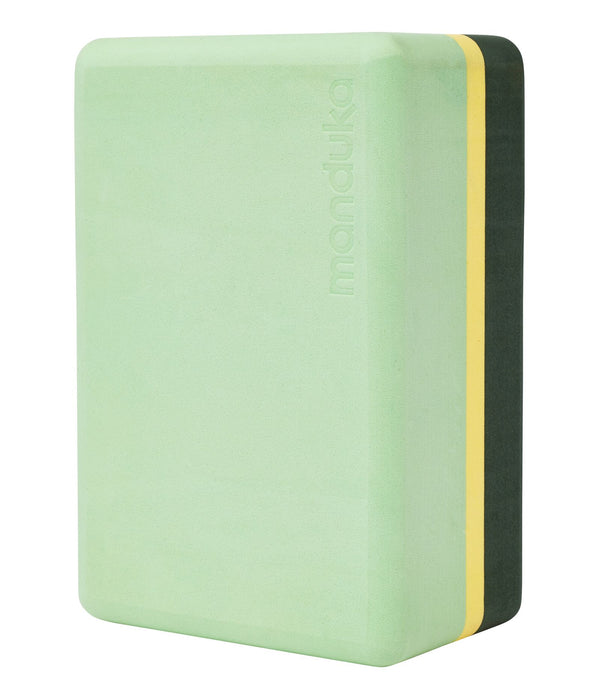 Manduka Recycled Foam Yoga Block (Limited Edition) - Green Ash