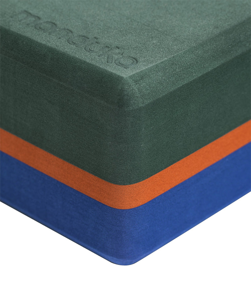Manduka Recycled Foam Yoga Block (Limited Edition) - Sage 3-tone