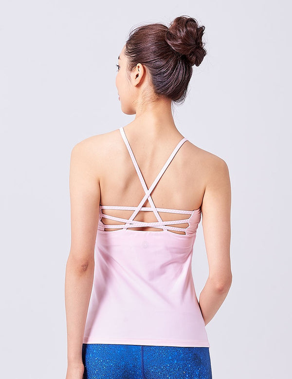 easyoga LA-VEDA Ethereal Interlace Tank - R04 Peach